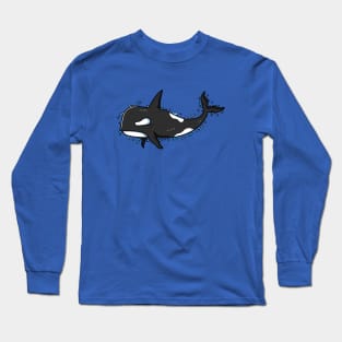 cute whale Long Sleeve T-Shirt